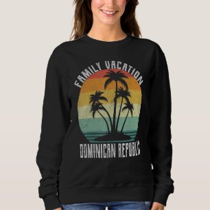 Sweatshirt Vacances en famille 22 Matching Beach Summer Domin