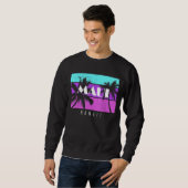 Sweatshirt Vacances en famille Hawaii Maui Sunset Beach (Devant entier)