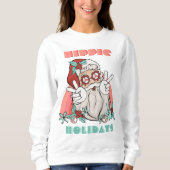Sweatshirt Vacances hippies Noël Super Père Noël (Devant)