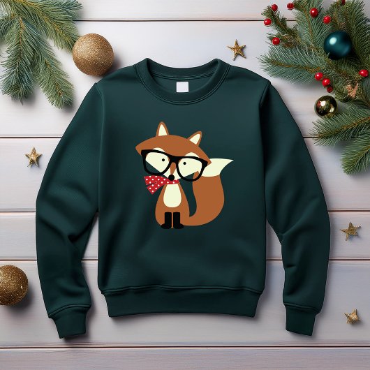 Sweatshirt Vacances Hipster Renard Brown