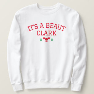 Sweatshirt Vacances Noël C'est une Beaut Clark
