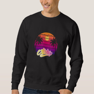 Sweatshirt vacances tropicales de plage aloha