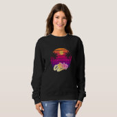 Sweatshirt vacances tropicales de plage aloha (Devant entier)