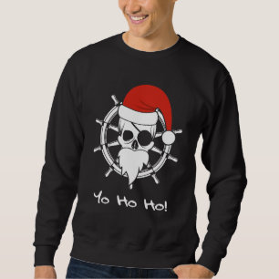 Sweatshirt Vacances YoHoHo de Noël de Père Noël de pirate