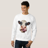 Sweatshirt Vache. (Devant entier)