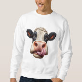 Sweatshirt Vache. (Devant)