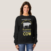 Sweatshirt Vache 4 (Devant entier)