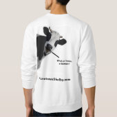 Sweatshirt Vache drôle (Dos)