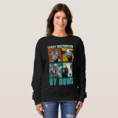 Sweatshirt Vache Facilement Distrait Par Les Vaches (Devant entier)
