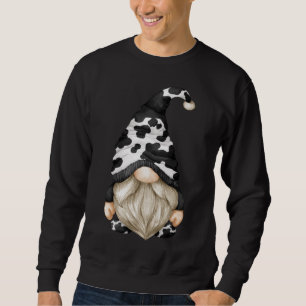 Sweatshirt Vache Imprimé Gnome Pour Vache Amoureux Et Farmer
