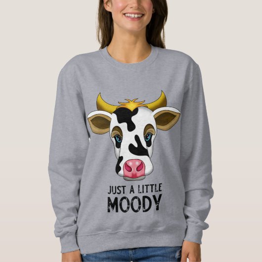 Sweatshirt Vache mûre | Juste un petit morceau de grunge (Devant)