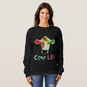 Sweatshirt Vache Vie Agriculteur Agricole Volaille Laitier Ve (Devant entier)