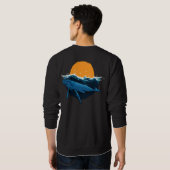 Sweatshirt Vague de baleine (Dos entier)