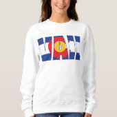 Sweatshirt Vail dans le drapeau du Colorado (Devant)