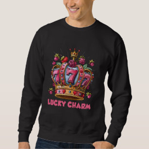 Sweatshirt Vainqueur de Jackpot LUCKY CHARM 777 Slot Machine