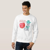 Sweatshirt Valentin Cowboy Westie (Devant entier)