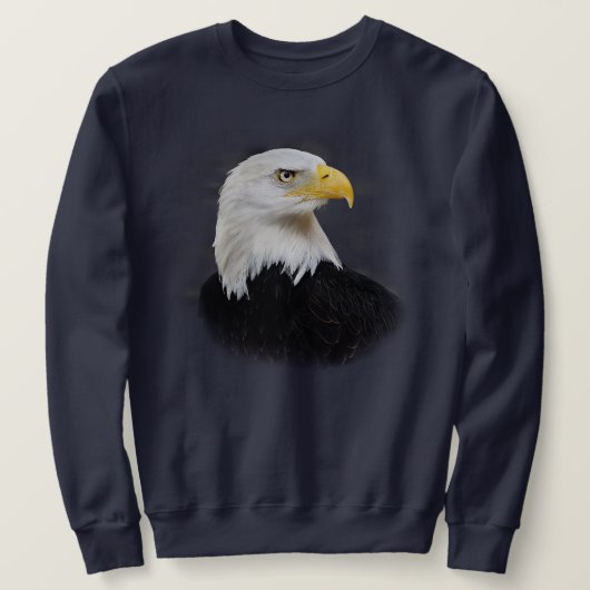 Sweatshirt Valentine bleu a inspiré le chandail d'Eagle (Design devant)