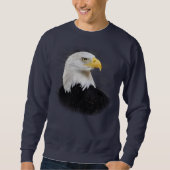 Sweatshirt Valentine bleu a inspiré le chandail d'Eagle (Devant)