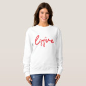 Sweatshirt Valentine Love Bow (Devant entier)