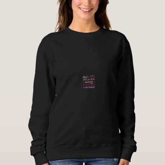 Sweatshirt Valentine Nurse Hospital Nursing Cute Valentine's  (Devant)