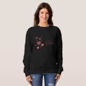 Sweatshirt Valentine’s Day Love Shirt – Romantic Aesthetic (Devant entier)