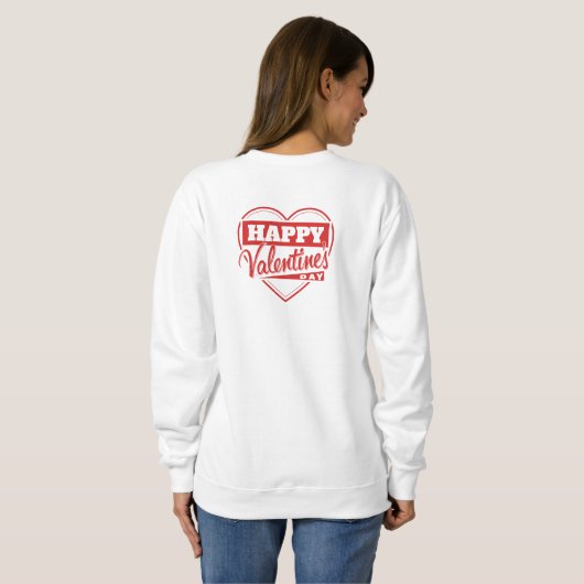 Sweatshirt Valentine's Day (Dos entier)