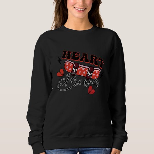Sweatshirt Valentines day cute valentine valentines day  1 (Devant)