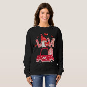 Sweatshirt Valentines Day for Womens with Cute Gnomes Love  2 (Devant entier)