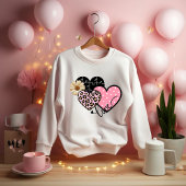 Sweatshirt Valentine's Day heart sweater