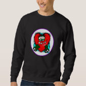 Sweatshirt Valentine's Day hearts monster  9 (Devant)