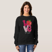 Sweatshirt Valentines Day Love 5th Grade Squad Teacher Kids O (Devant entier)