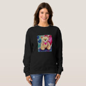 Sweatshirt Valentine's Day Love Heart Bear Teddy Girlfriend F (Devant entier)