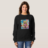 Sweatshirt Valentine's Day Love Heart Bear Teddy Girlfriend F (Devant entier)