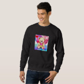 Sweatshirt Valentine's Day Love Heart Bear Teddy Girlfriend F (Devant entier)