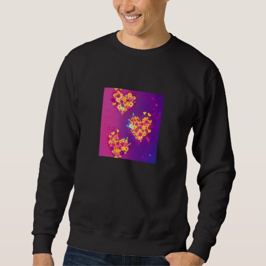 Sweatshirt Valentine's Day Love Heart Girlfriend Fiancée Wife (Devant)