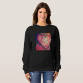 Sweatshirt Valentine's Day Love Heart Girlfriend Fiancée Wife (Devant entier)