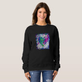 Sweatshirt Valentine's Day Love Heart Girlfriend Fiancée Wife (Devant entier)