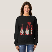 Sweatshirt Valentines Day Love My Gnomie Cadeau pour les coup (Devant entier)