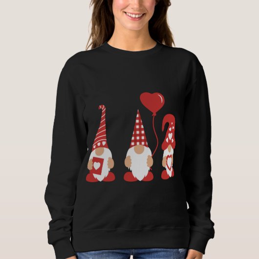 Sweatshirt Valentines Day Love My Gnomie Cadeau pour les coup (Devant)