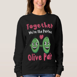 Sweatshirt Valentine's Day Olive Couples Dating Romance Valen