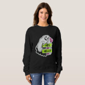 Sweatshirt Valentine's Day Outfit Ghosting Anti Valentine's D (Devant entier)