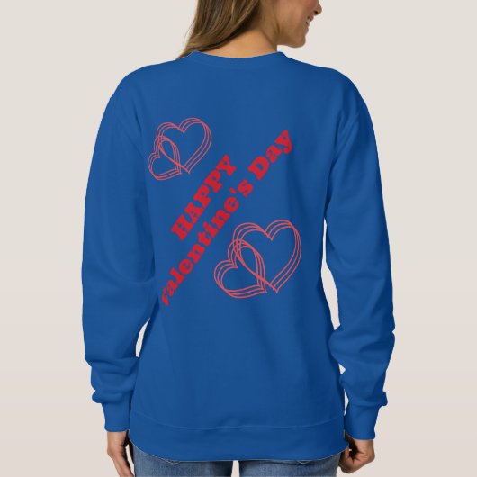 Sweatshirt Valentine's I Crush Hearts mignon araignée | (Dos)