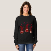 Sweatshirt Valentines Jour 4e année Enseignant aime Camion Sq (Devant entier)