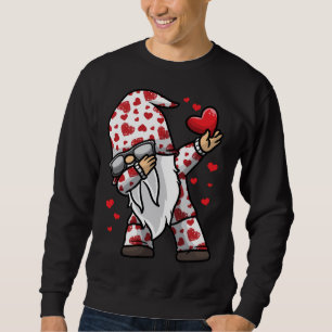 Sweatshirt Valentines Jour Gnomes Plaid Et Coeurs Aimer Cadea