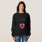 Sweatshirt Valentines Love in My Heart (Devant entier)