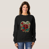 Sweatshirt Valentine's Renaissance Rose (Devant entier)
