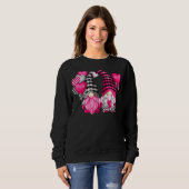 Sweatshirt Valentines Roses Motif De Jour Avec Ballons Coeur (Devant entier)