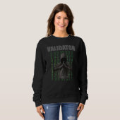 Sweatshirt Validateur de crypto-monnaie 1 (Devant entier)