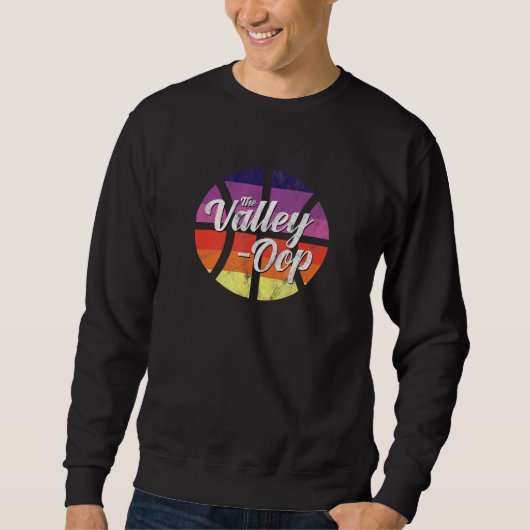 Sweatshirt Vallée Oop Phoenix Basketball Retro Sunset Bas (Devant)