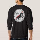 Sweatshirt VAM : Collection de Zermatt Matterhorn Montaniers (Dos)